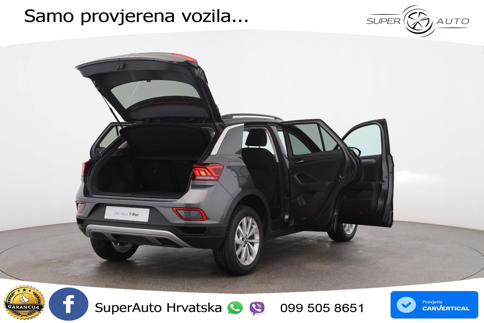 Volkswagen T-Roc 1.5 TSI (150 KS) DSG LED+GR SJED+ACC