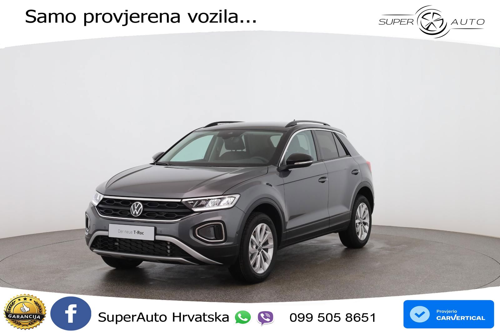 Volkswagen T-Roc 1.5 TSI (150 KS) DSG LED+GR SJED+ACC