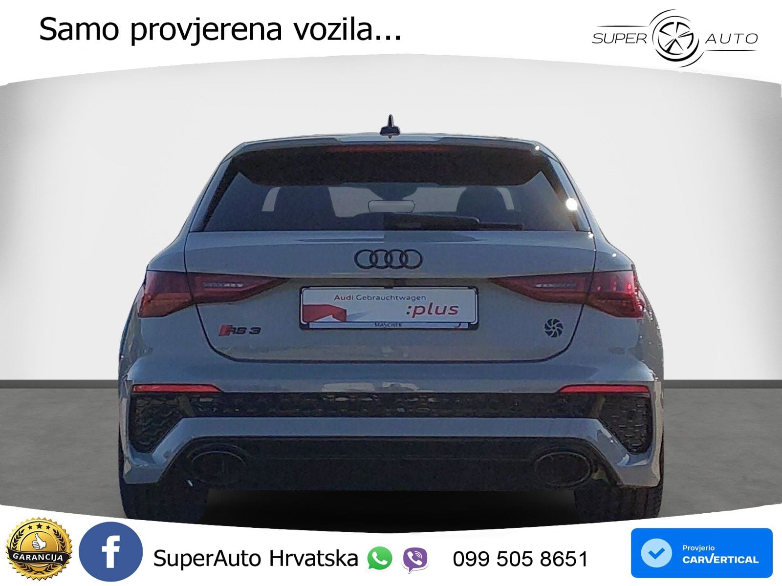 Audi RS3 Sedan 2.5 TFSI (400 KS) quattro S tronic LED+GR SJED+ACC