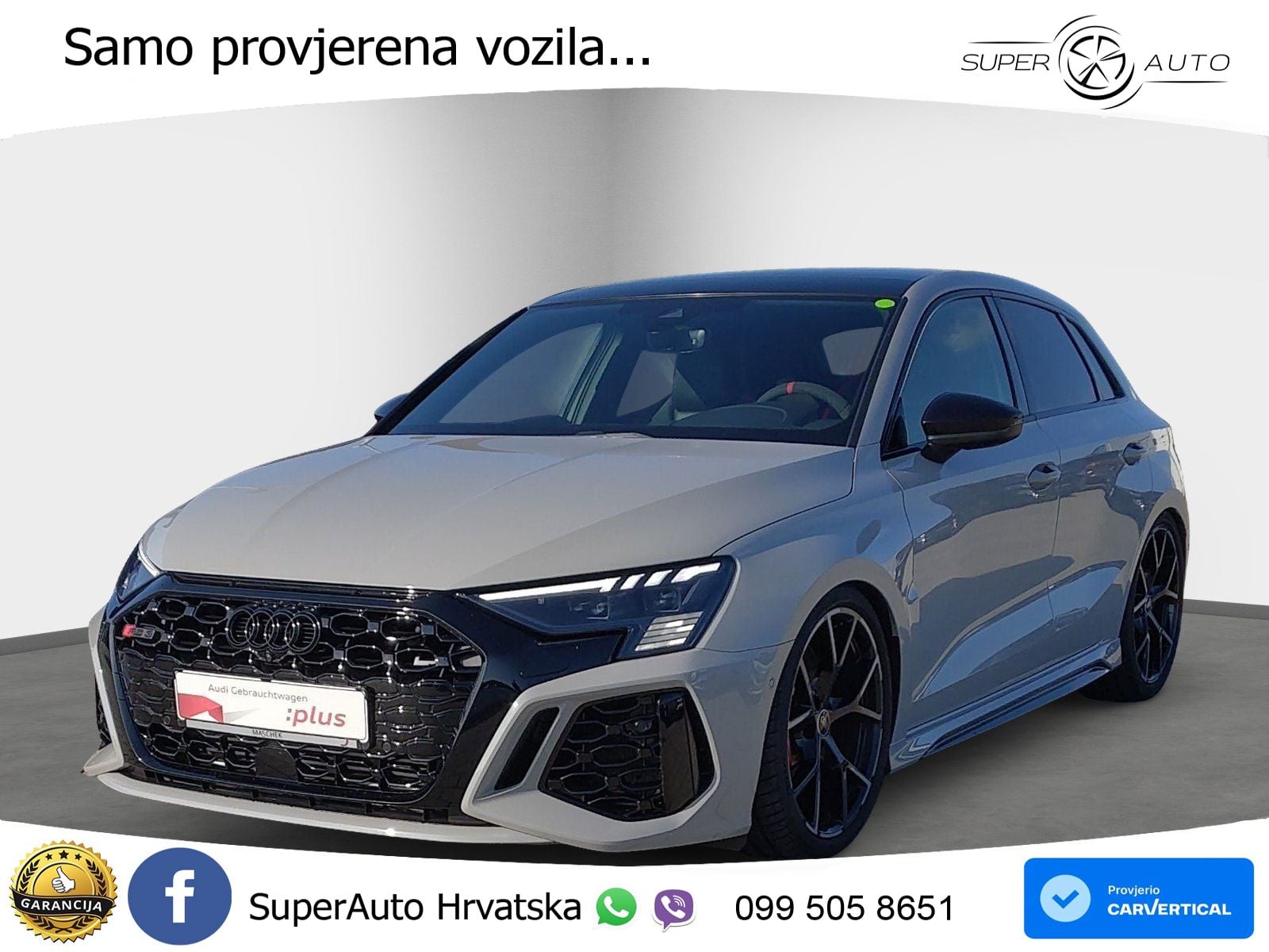 Audi RS3 Sedan 2.5 TFSI (400 KS) quattro S tronic LED+GR SJED+ACC