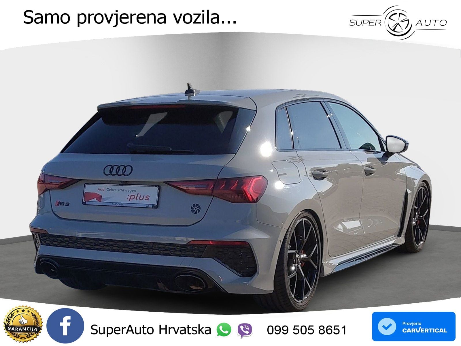 Audi RS3 Sedan 2.5 TFSI (400 KS) quattro S tronic LED+GR SJED+ACC