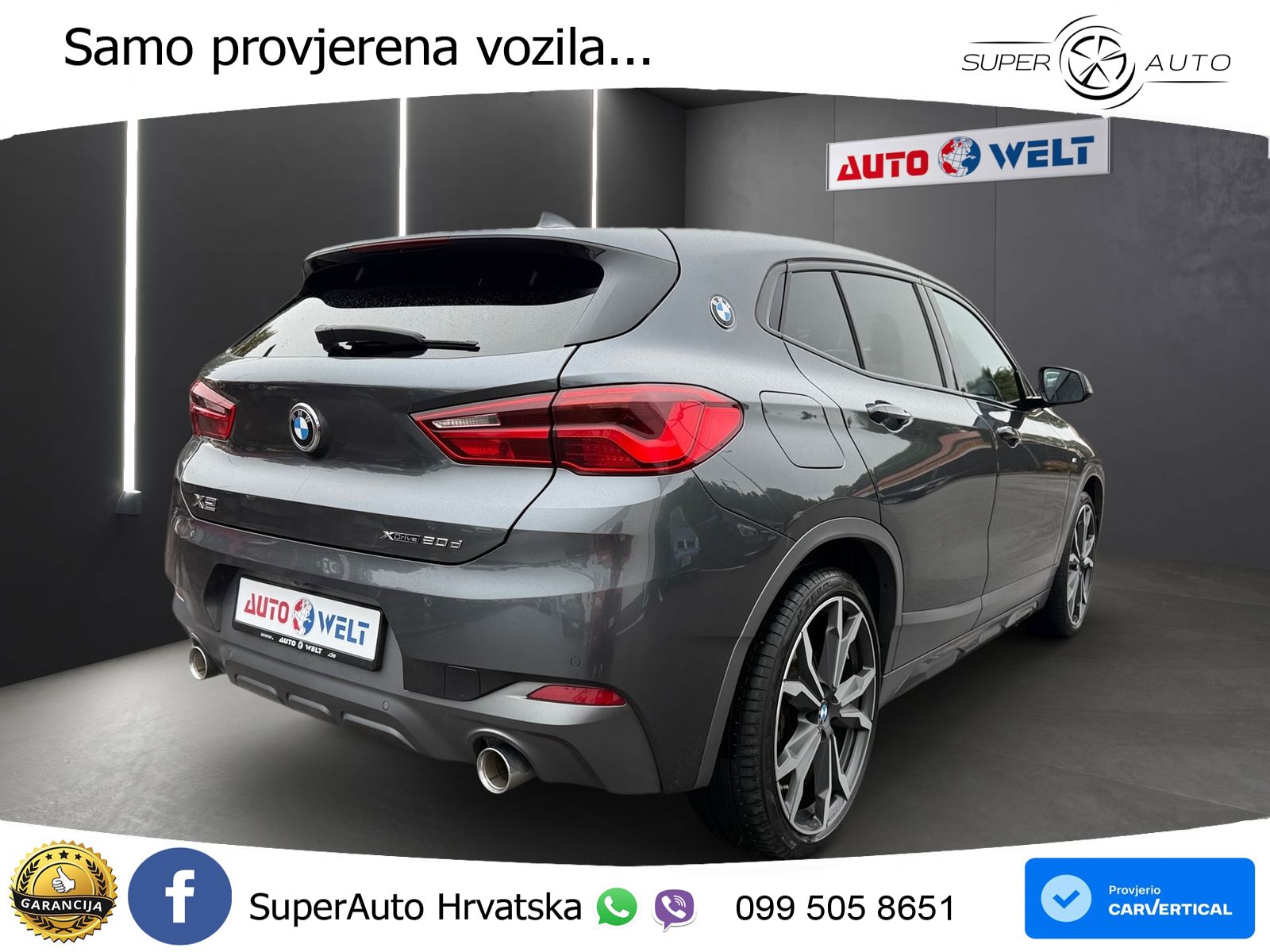 BMW X2 xDrive20d Steptronic M Sport LED+GR SJED+ACC