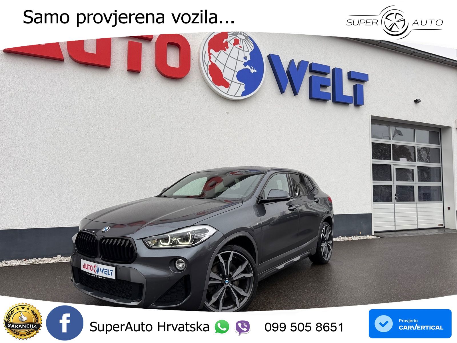 BMW X2 xDrive20d Steptronic M Sport LED+GR SJED+ACC