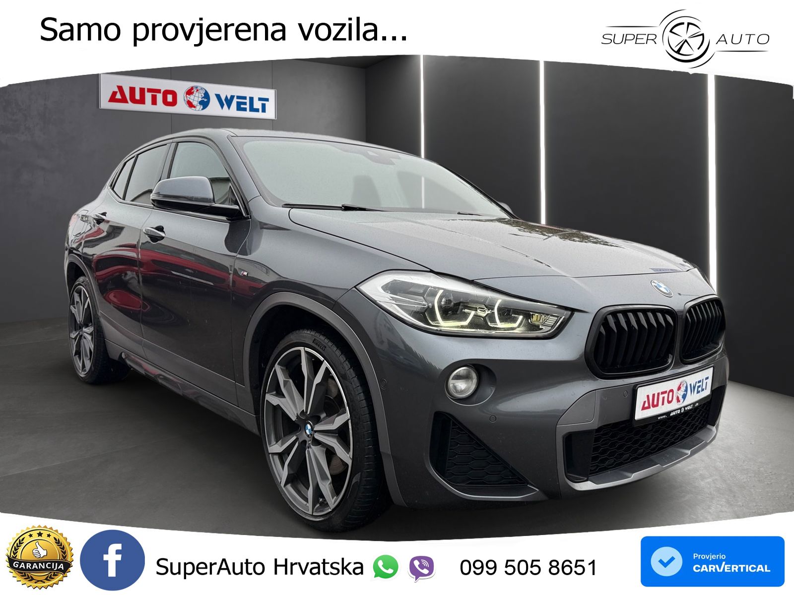 BMW X2 xDrive20d Steptronic M Sport LED+GR SJED+ACC