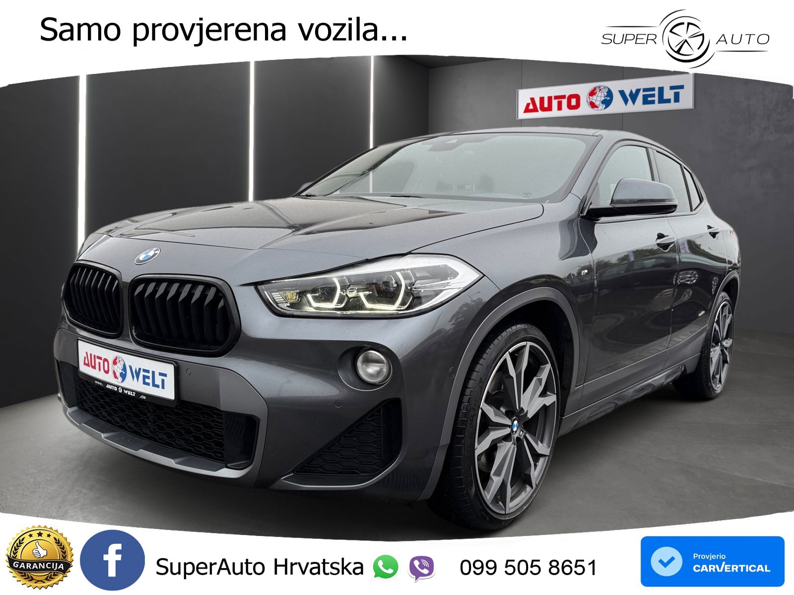 BMW X2 xDrive20d Steptronic M Sport LED+GR SJED+ACC