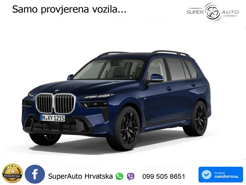 BMW X7 40d (352 KS) xDrive Steptronic M Sport ZRAČNI+ACC+GR SJED+KAM+PANO