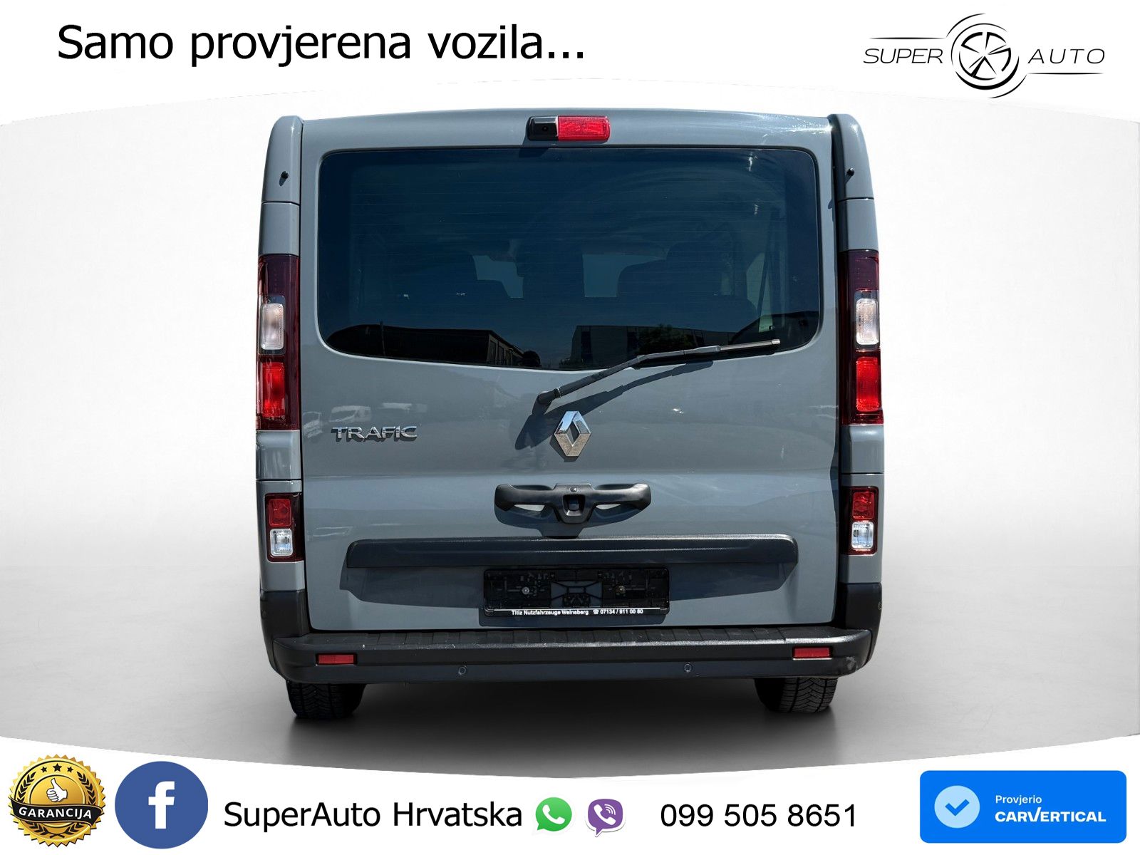 Renault Trafic Combi L2H1 3,0t  Life 150 KS