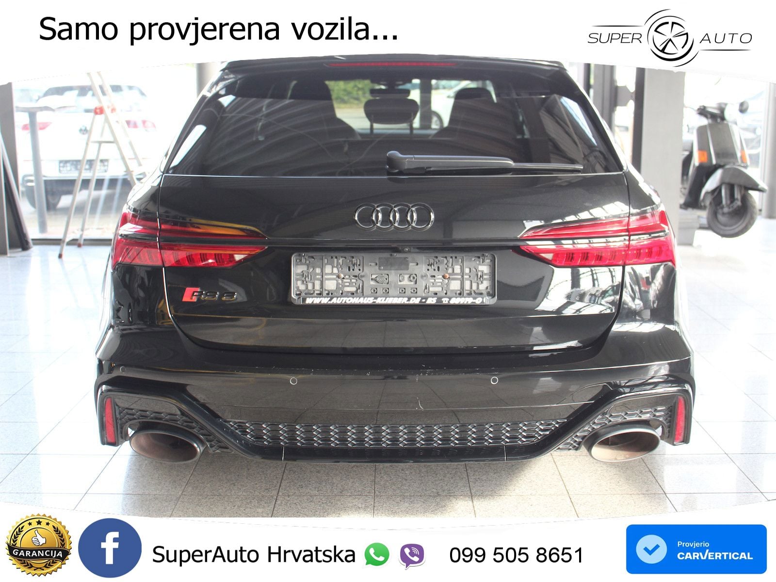 Audi RS6 Avant 4.0 TFSI V8 (600 KS) quattro Tiptronic ZRAČNI+ACC+GR SJED+KAM+PANO