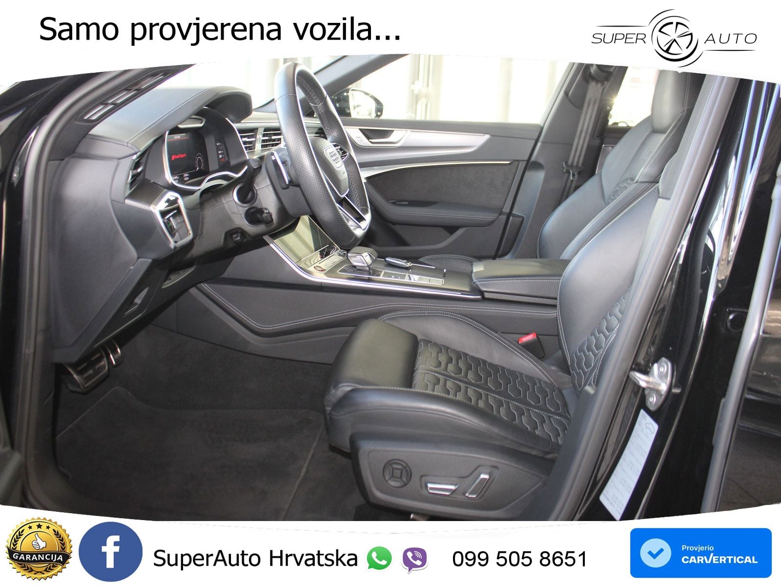 Audi RS6 Avant 4.0 TFSI V8 (600 KS) quattro Tiptronic ZRAČNI+ACC+GR SJED+KAM+PANO