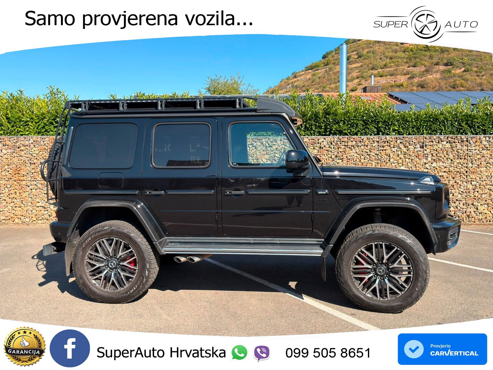 Mercedes AMG G 63 Long V8 (585 KS) 4MATIC 9G-TRONIC AMG SPEEDSHIFT PLUS ZRAČNI+ACC+4xGR SJED+360
