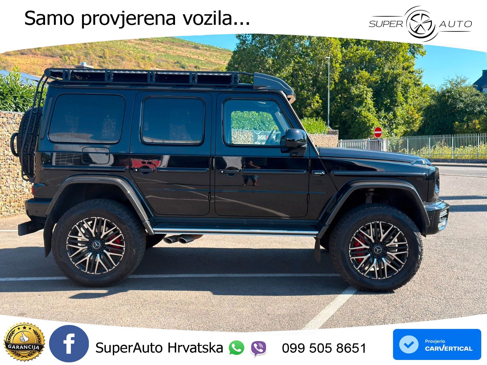 Mercedes AMG G 63 Long V8 (585 KS) 4MATIC 9G-TRONIC AMG SPEEDSHIFT PLUS ZRAČNI+ACC+4xGR SJED+360