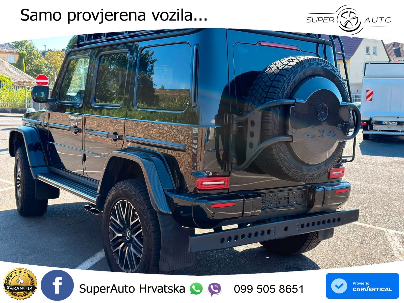 Mercedes AMG G 63 Long V8 (585 KS) 4MATIC 9G-TRONIC AMG SPEEDSHIFT PLUS ZRAČNI+ACC+4xGR SJED+360