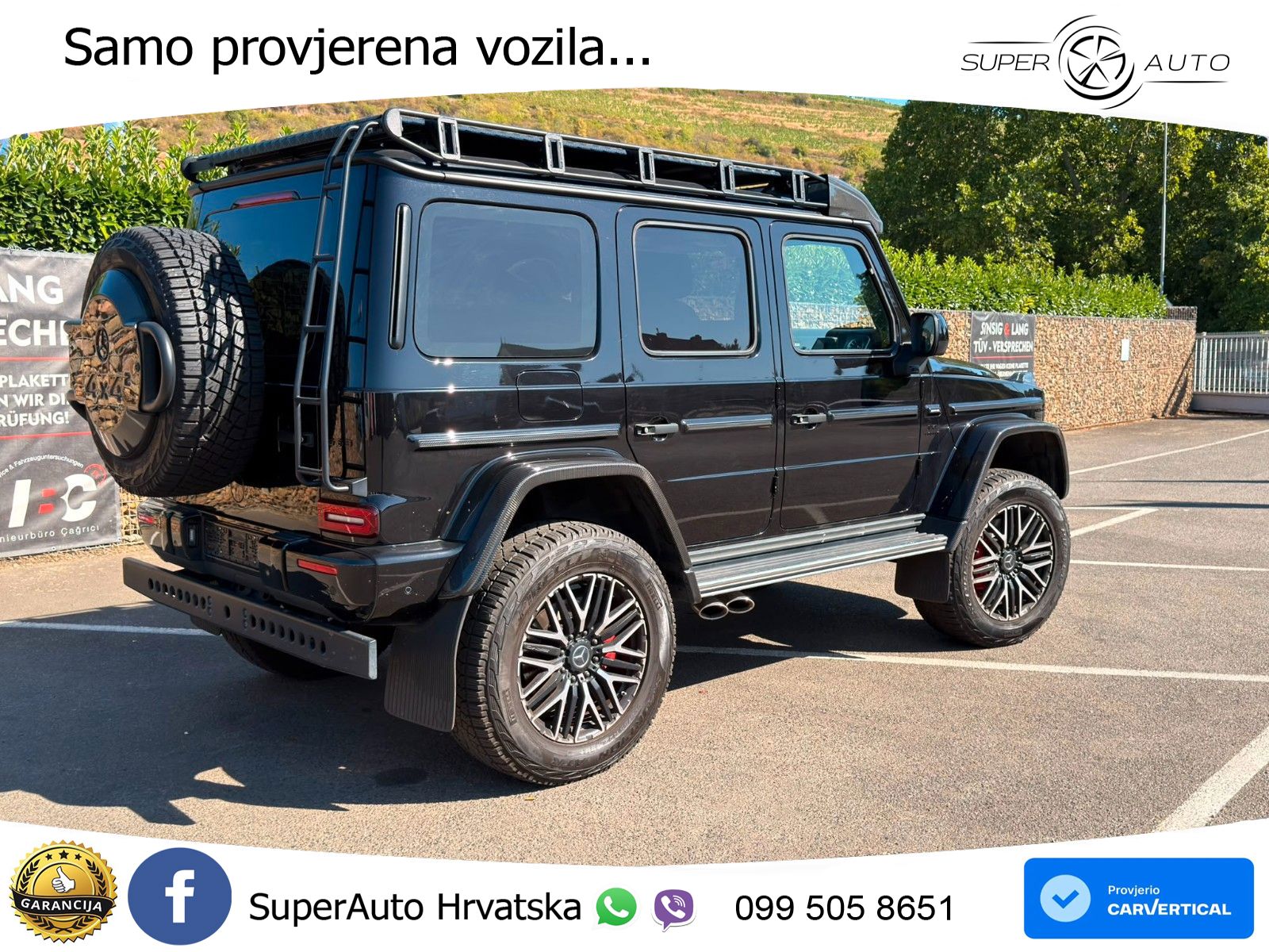 Mercedes AMG G 63 Long V8 (585 KS) 4MATIC 9G-TRONIC AMG SPEEDSHIFT PLUS ZRAČNI+ACC+4xGR SJED+360