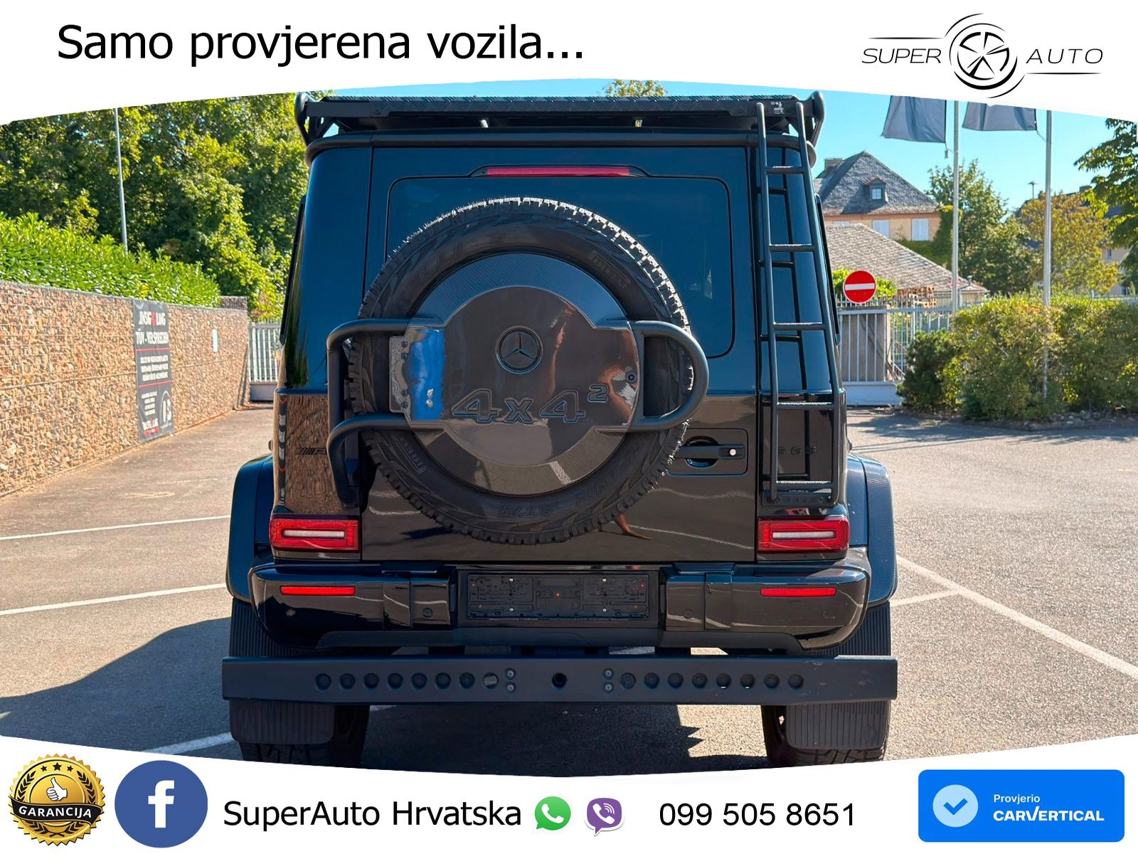 Mercedes AMG G 63 Long V8 (585 KS) 4MATIC 9G-TRONIC AMG SPEEDSHIFT PLUS ZRAČNI+ACC+4xGR SJED+360
