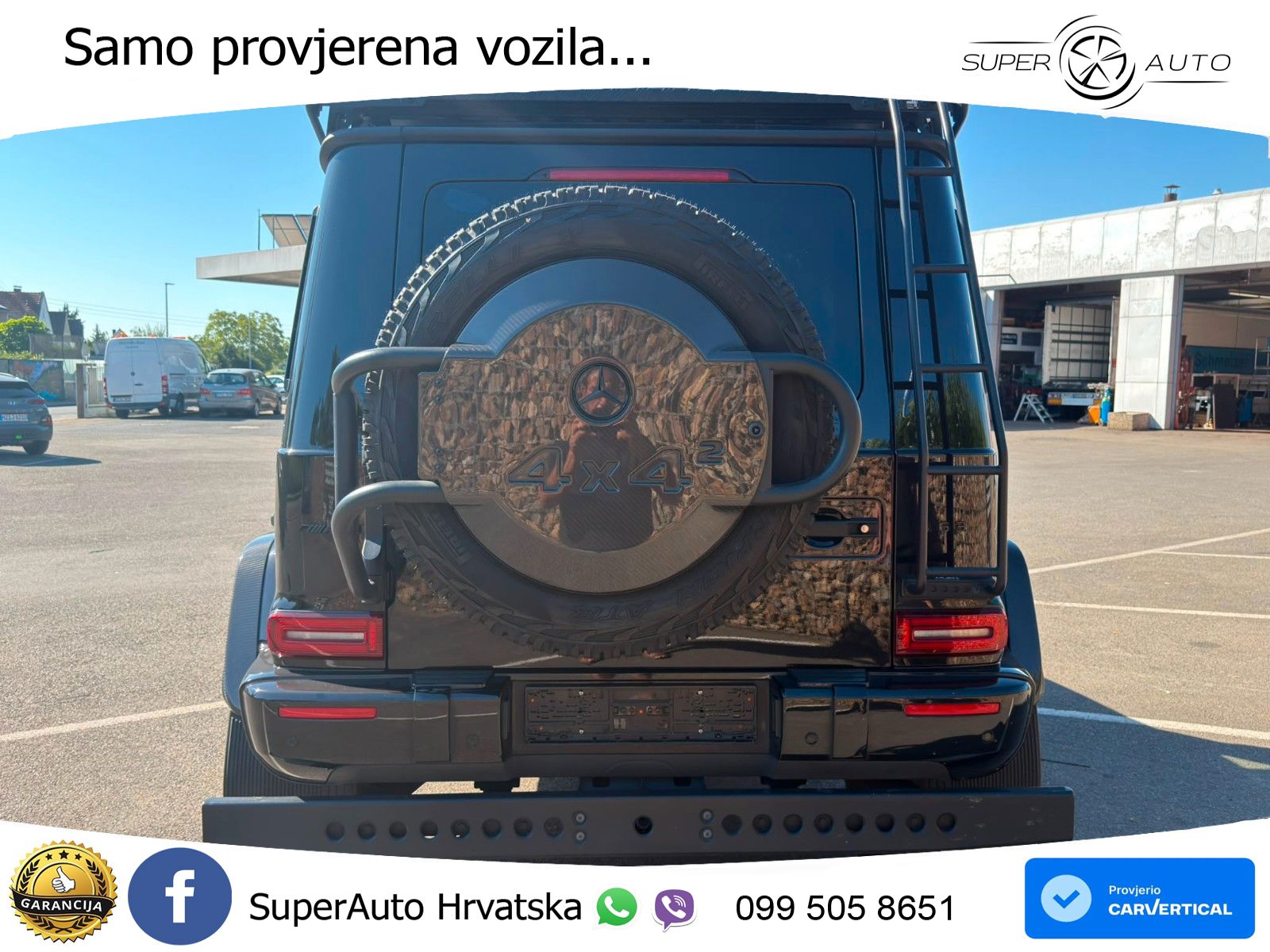 Mercedes AMG G 63 Long V8 (585 KS) 4MATIC 9G-TRONIC AMG SPEEDSHIFT PLUS ZRAČNI+ACC+4xGR SJED+360