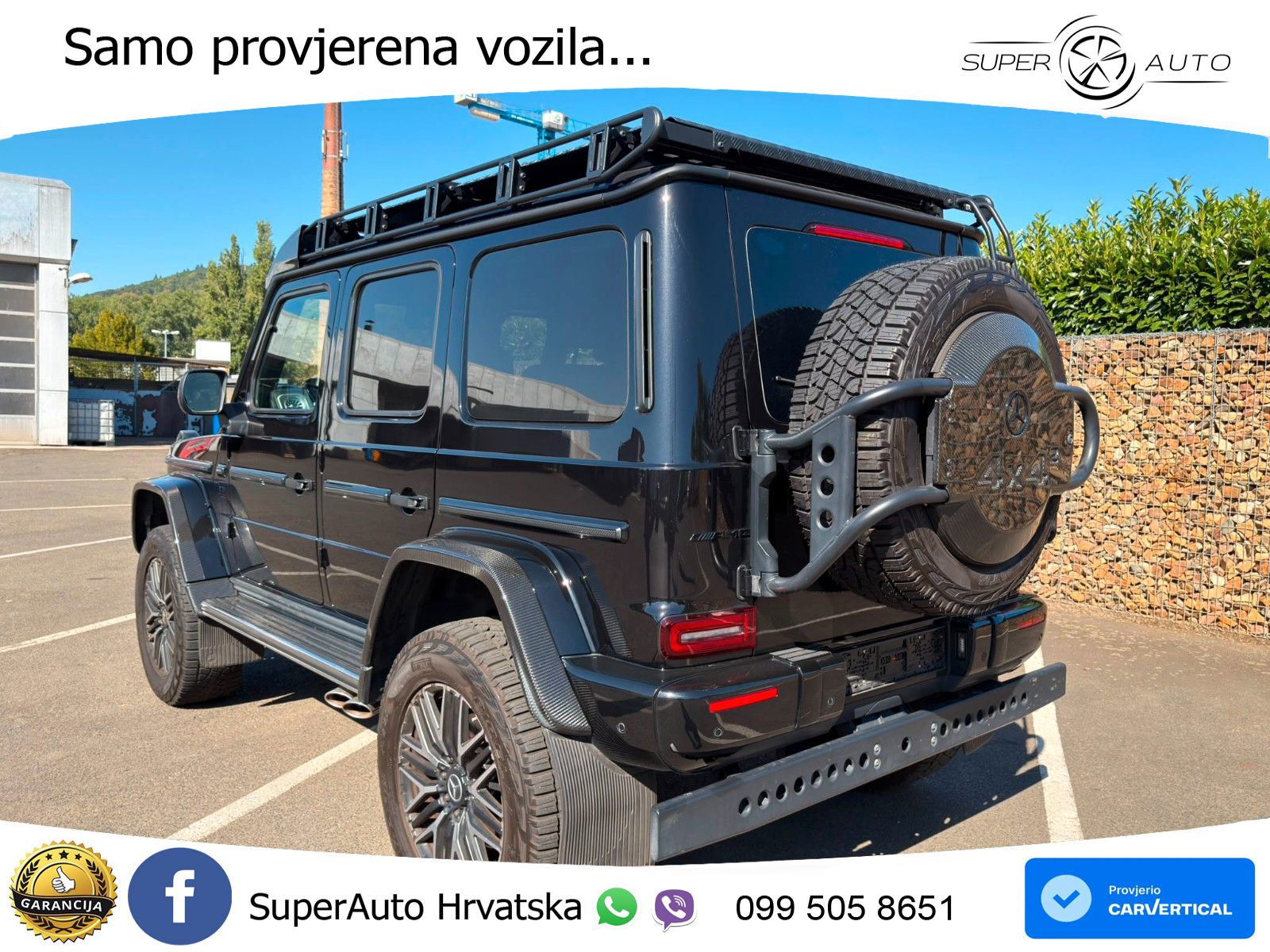 Mercedes AMG G 63 Long V8 (585 KS) 4MATIC 9G-TRONIC AMG SPEEDSHIFT PLUS ZRAČNI+ACC+4xGR SJED+360