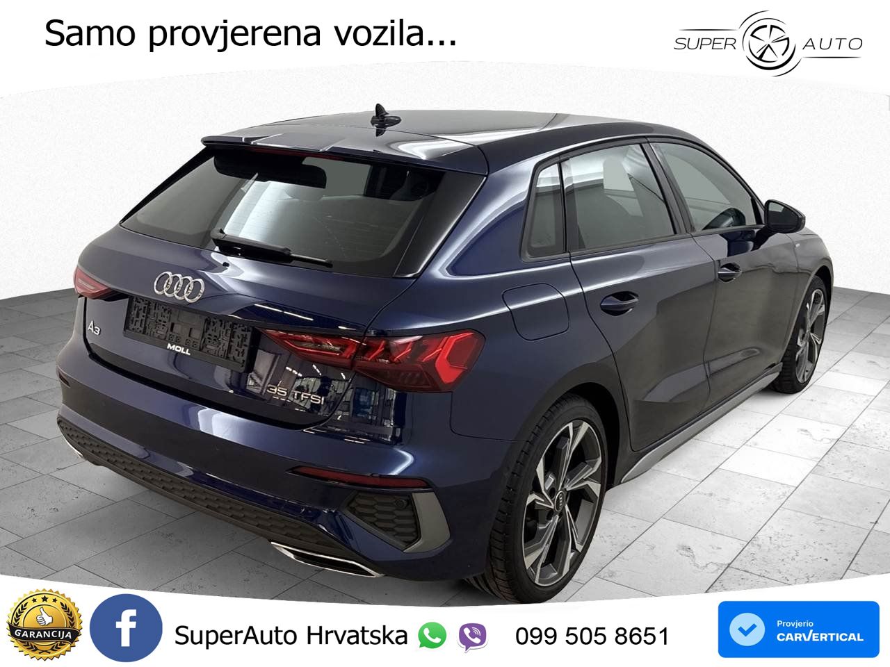 Audi A3 35 TFSI (150 KS) S tronic S line LED+GR SJED+ACC