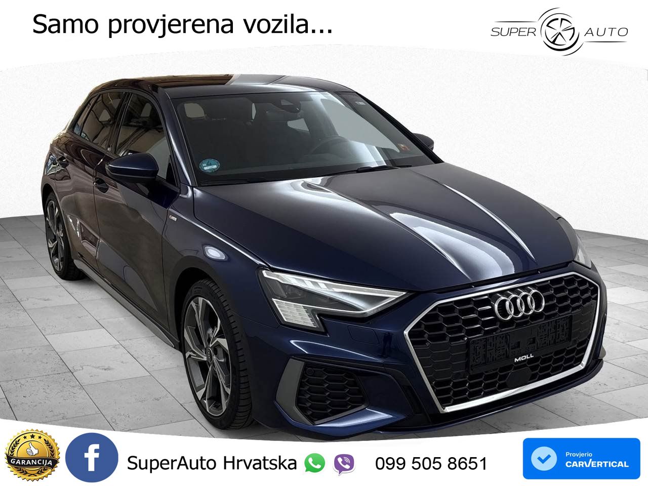 Audi A3 35 TFSI (150 KS) S tronic S line LED+GR SJED+ACC