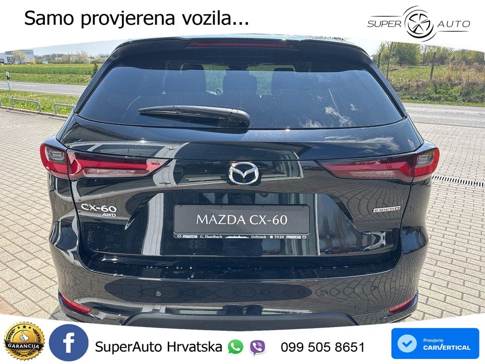 Mazda CX-60 3.3 e-Skyactiv D (254 KS) AWD Automatic MATRIX+GR SJED+KAM