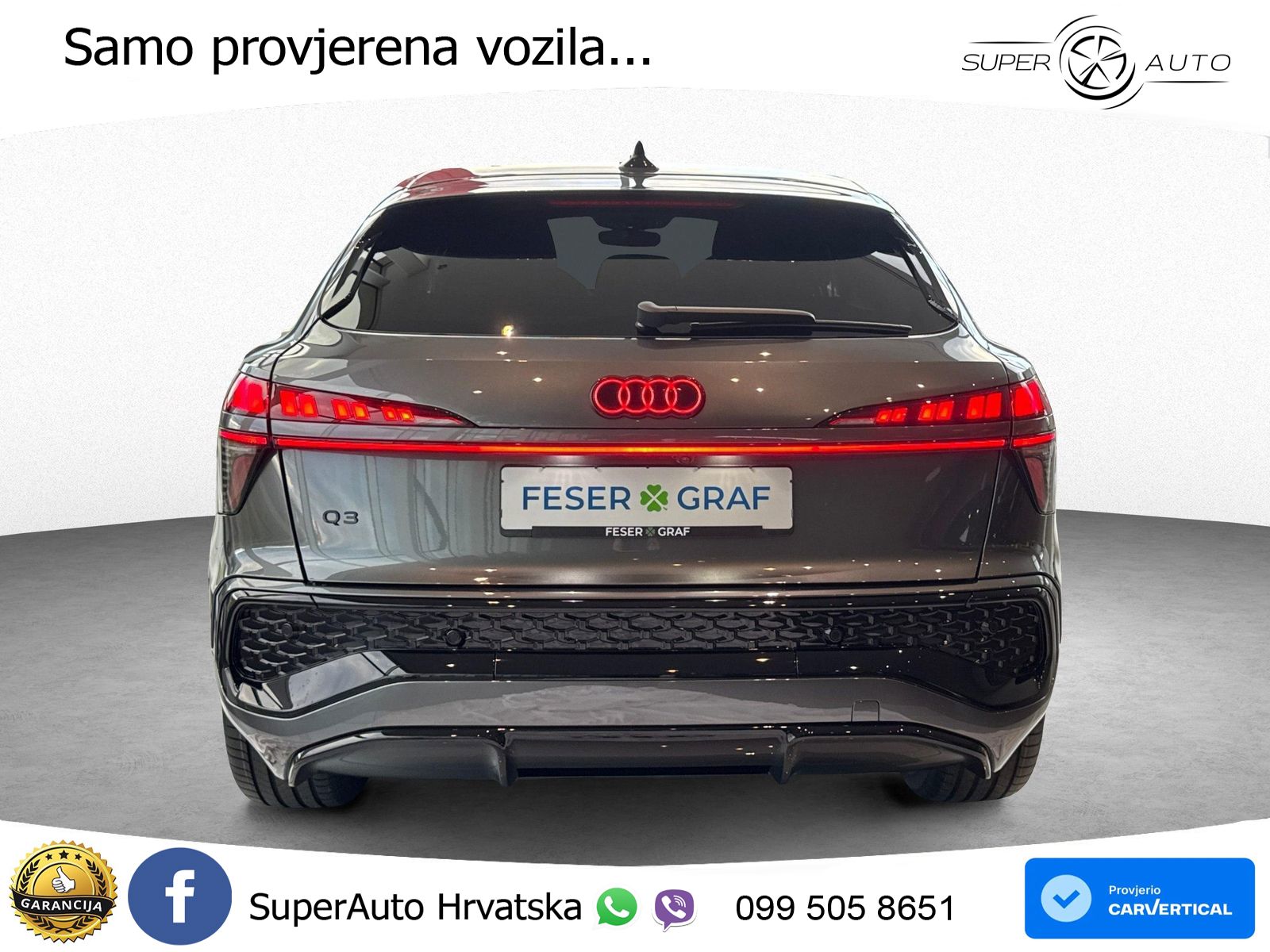 Audi Q3 III Sportback 1.5 TFSI (150 KS) S tronic S line LED+GR SJED+ACC
