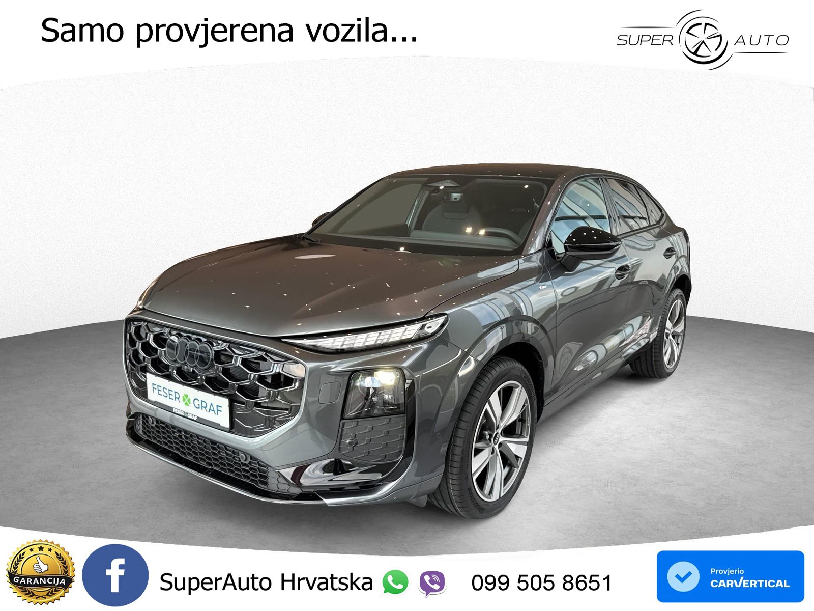 Audi Q3 III Sportback 1.5 TFSI (150 KS) S tronic S line LED+GR SJED+ACC