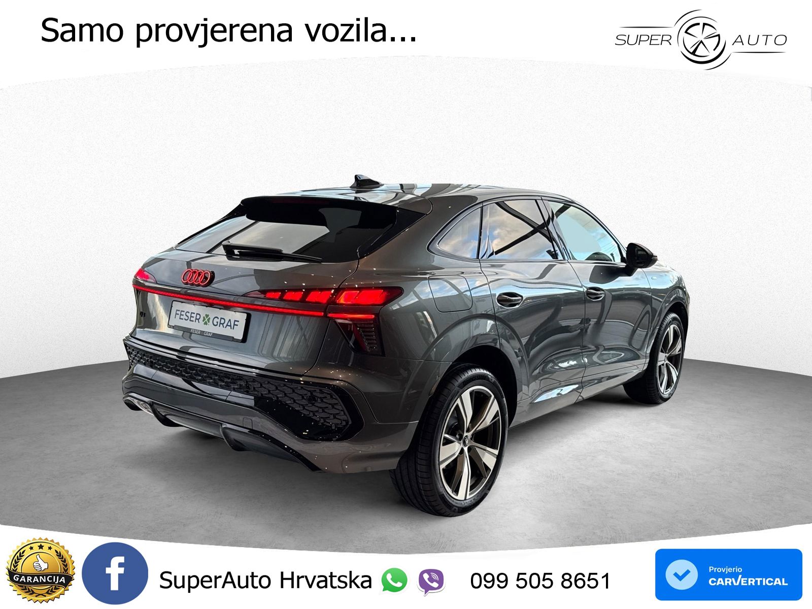 Audi Q3 III Sportback 1.5 TFSI (150 KS) S tronic S line LED+GR SJED+ACC