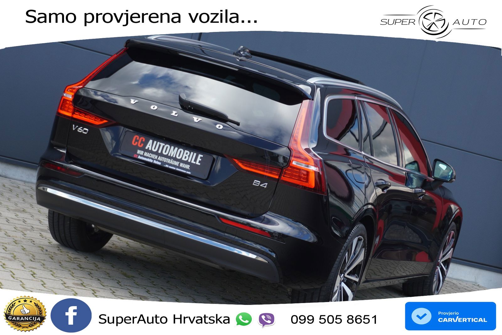 Volvo V60 2.0 B4 Diesel Geartronic LED+GR SJED+ACC