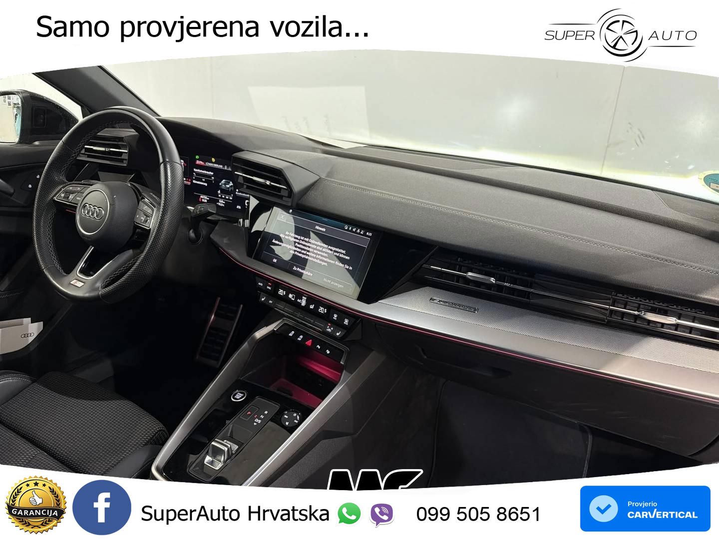 Audi A3 Limuzina 40 TFSI (190 KS) quattro S tronic S line