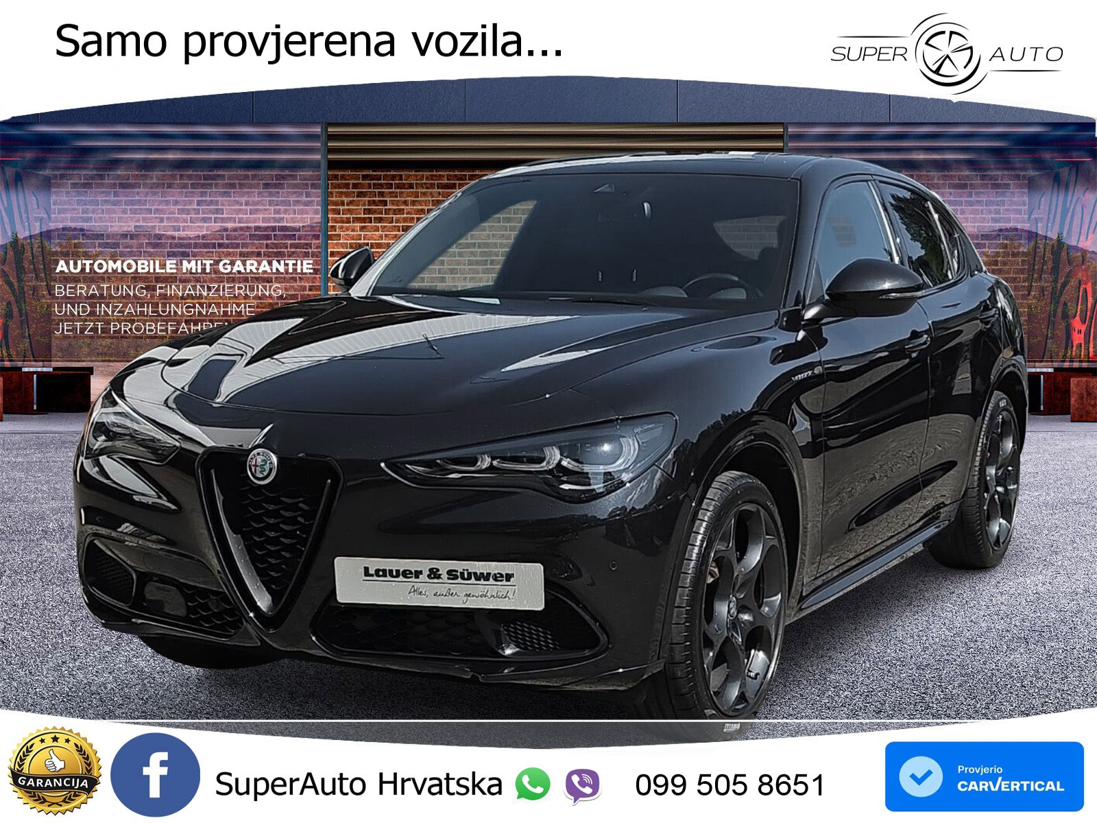 Alfa Romeo Stelvio 2.2 MultiJet II (210 KS) Q4 Automatic LED+GR SJED+ACC
