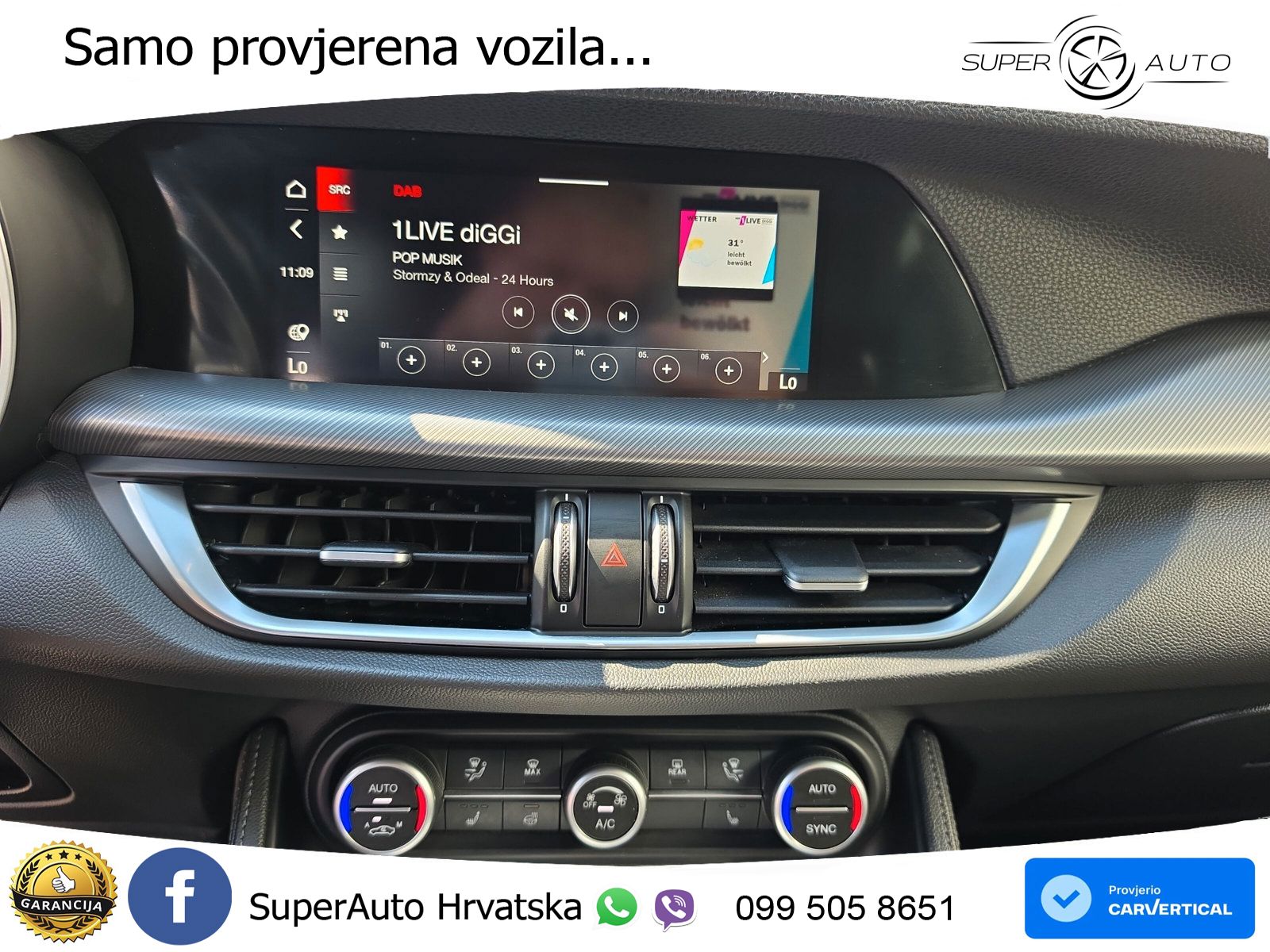 Alfa Romeo Stelvio 2.2 MultiJet II (210 KS) Q4 Automatic LED+GR SJED+ACC