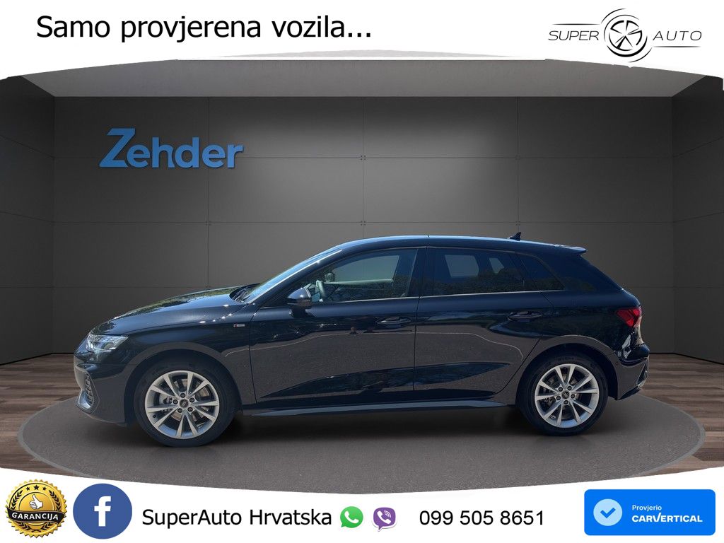 Audi A3 Sportback 40 TFSI (204 KS) quattro S tronic MATRIX+GR SJED+KAM