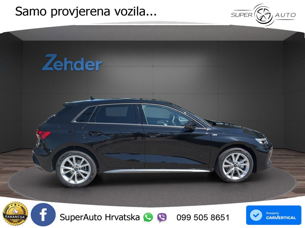 Audi A3 Sportback 40 TFSI (204 KS) quattro S tronic MATRIX+GR SJED+KAM