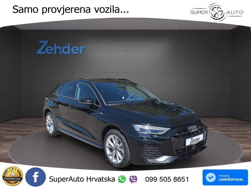 Audi A3 Sportback 40 TFSI (204 KS) quattro S tronic MATRIX+GR SJED+KAM