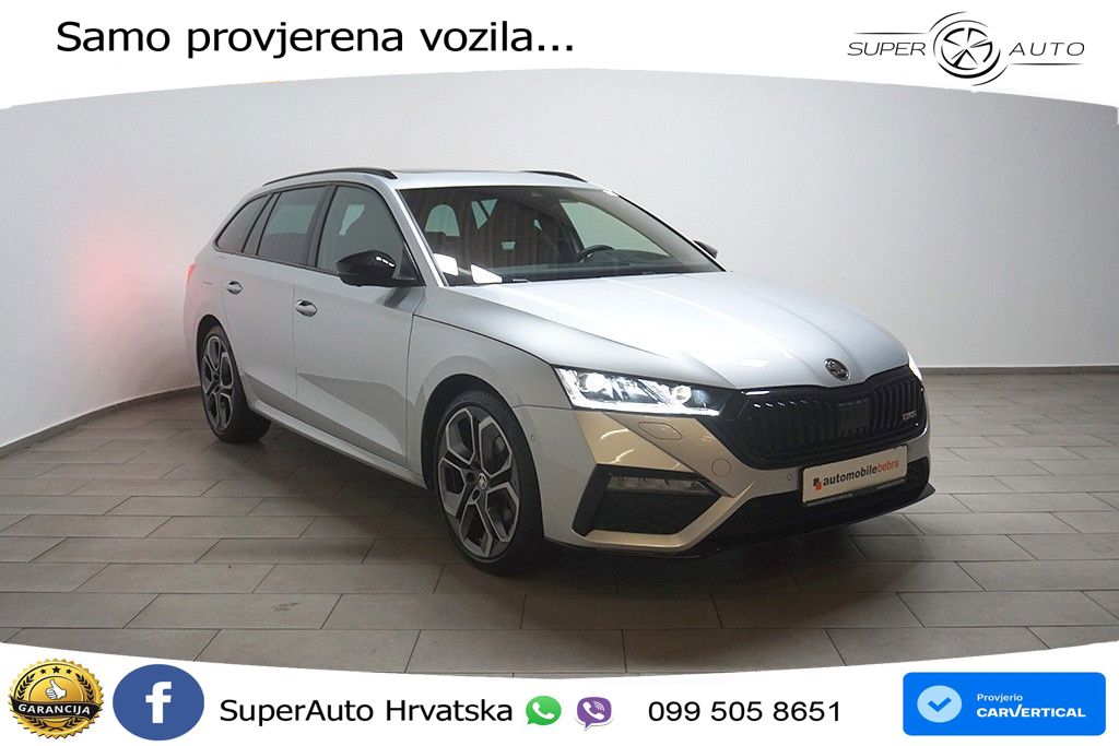 Škoda Octavia Combi RS 2.0 TDI (200 KS) 4x4 DSG LED+GR SJED+ACC