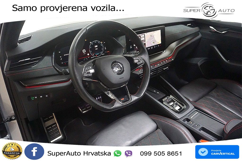 Škoda Octavia Combi RS 2.0 TDI (200 KS) 4x4 DSG LED+GR SJED+ACC