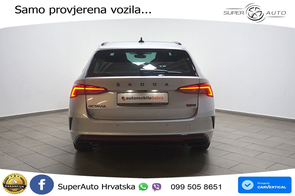Škoda Octavia Combi RS 2.0 TDI (200 KS) 4x4 DSG LED+GR SJED+ACC