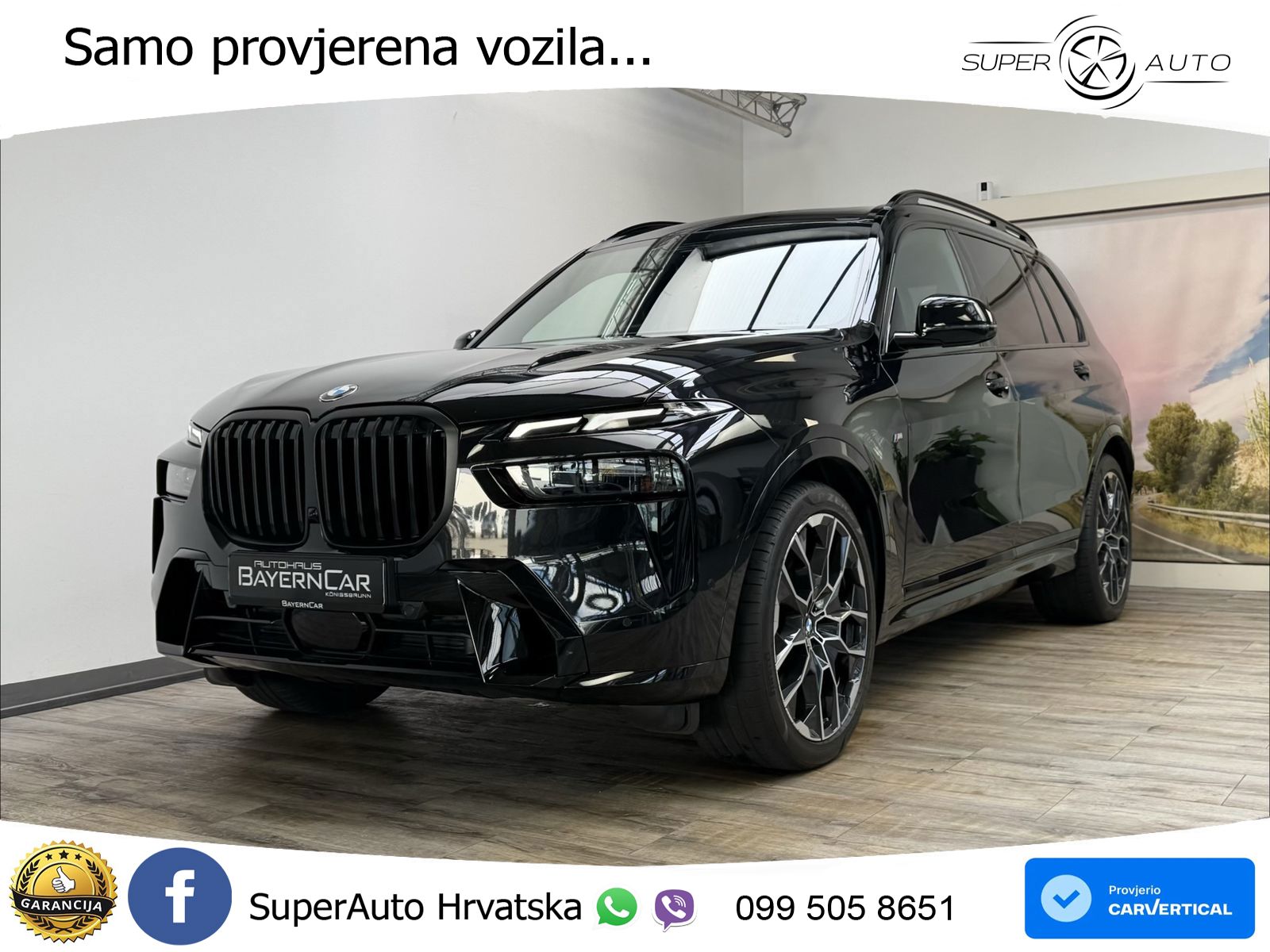 BMW X7 40d (352 KS) xDrive Steptronic ZRAČNI+ACC+GR SJED+KAM+PANO