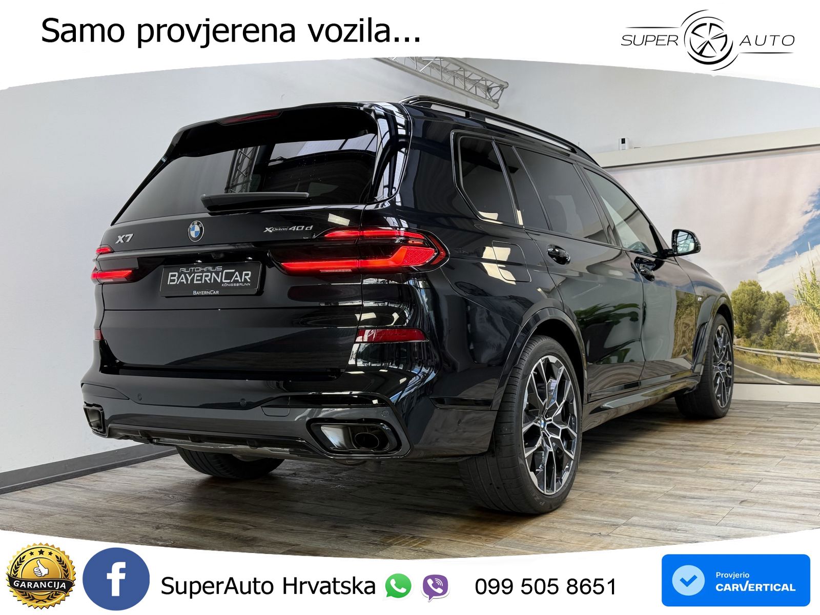 BMW X7 40d (352 KS) xDrive Steptronic ZRAČNI+ACC+GR SJED+KAM+PANO