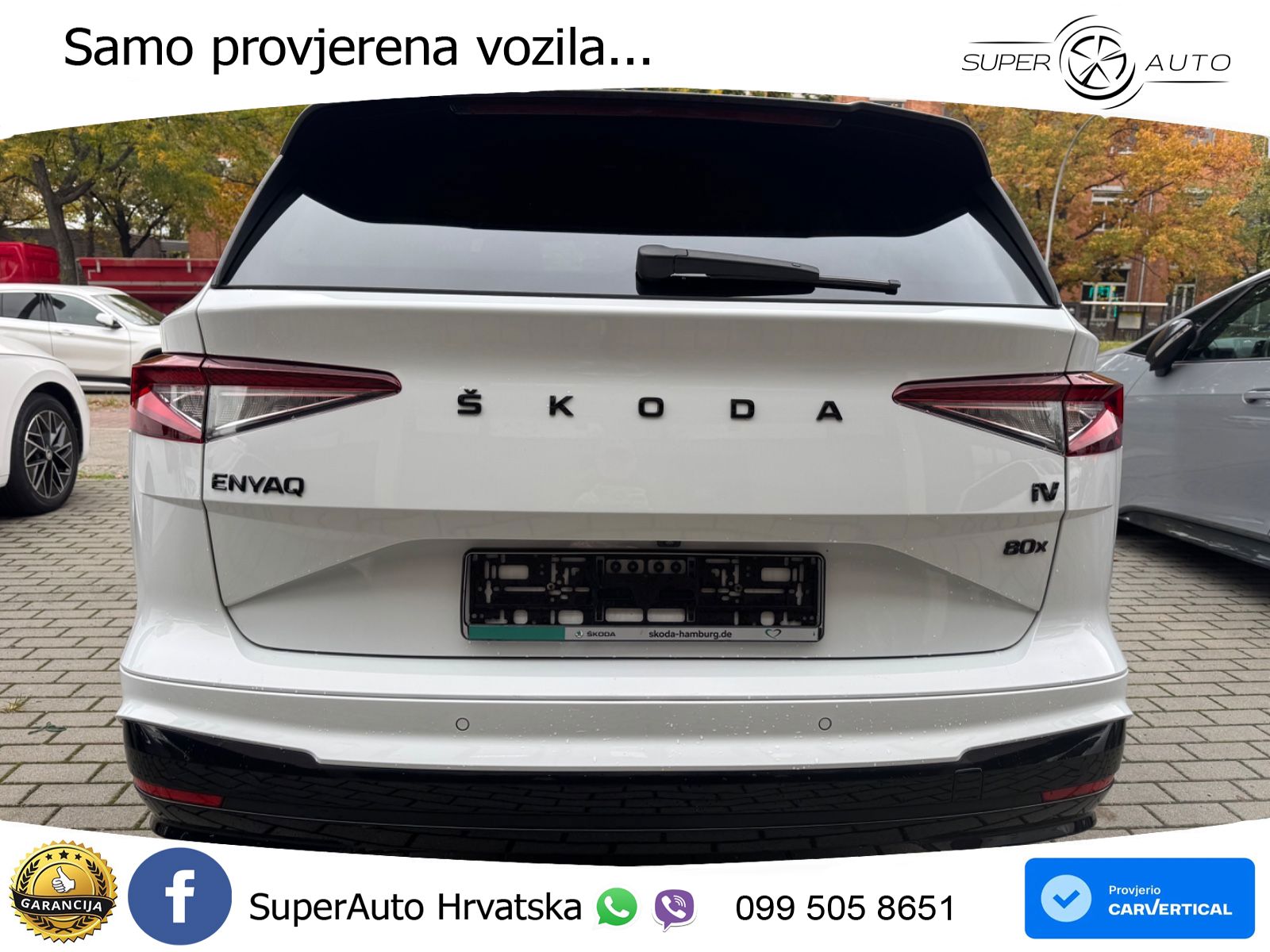 Škoda Enyaq iV 80x 82 kWh (265 KS) AWD SportLine LED+GR SJED+ACC