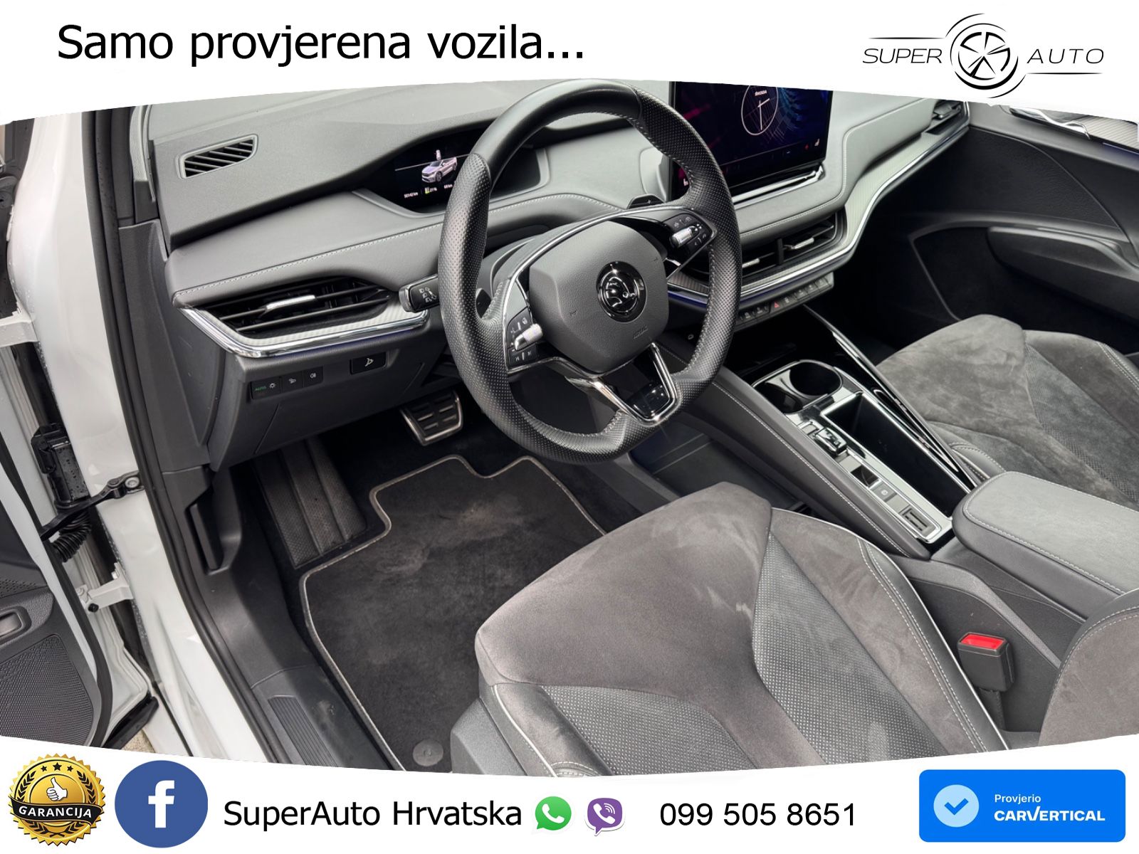 Škoda Enyaq iV 80x 82 kWh (265 KS) AWD SportLine LED+GR SJED+ACC