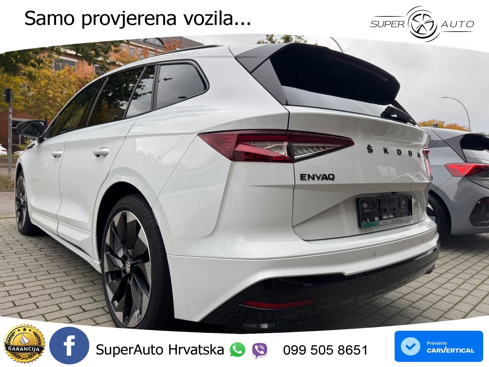 Škoda Enyaq iV 80x 82 kWh (265 KS) AWD SportLine LED+GR SJED+ACC