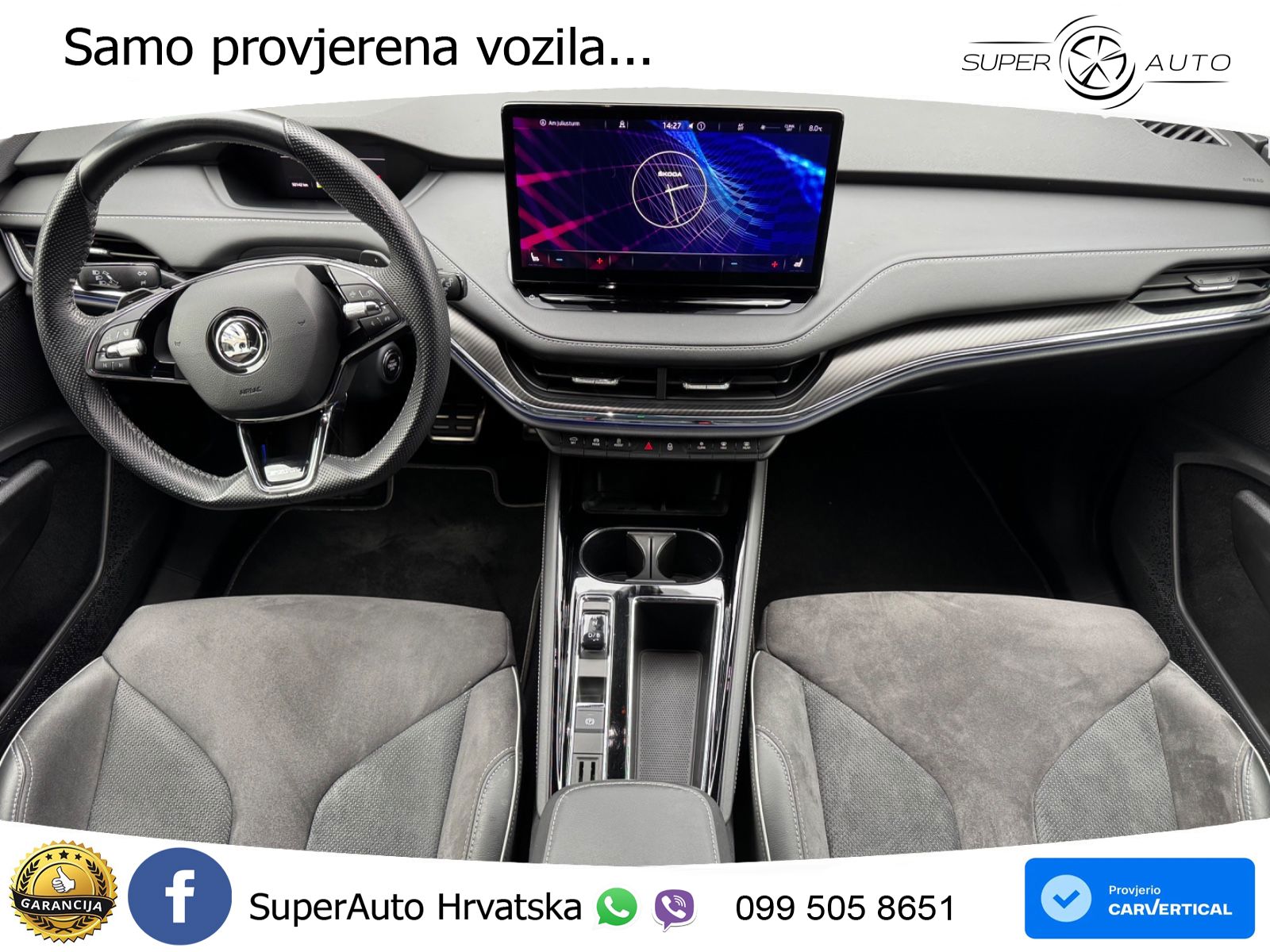 Škoda Enyaq iV 80x 82 kWh (265 KS) AWD SportLine LED+GR SJED+ACC