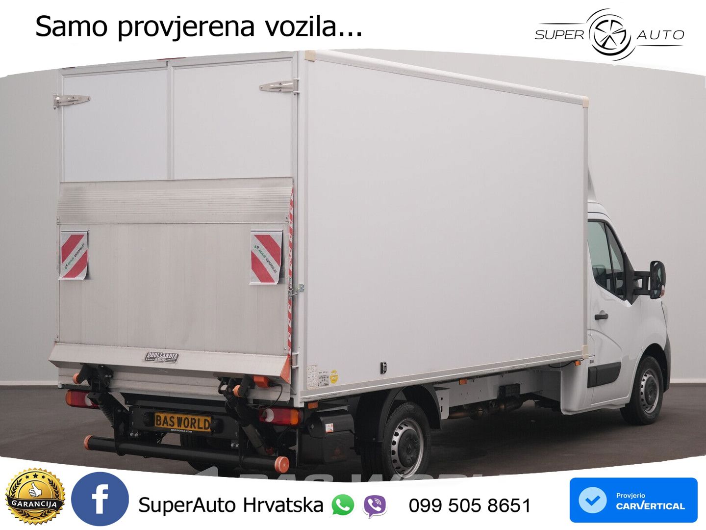 Renault Master 145PK Laadklep Bakwagen AC/Climate Cruise 145 KS