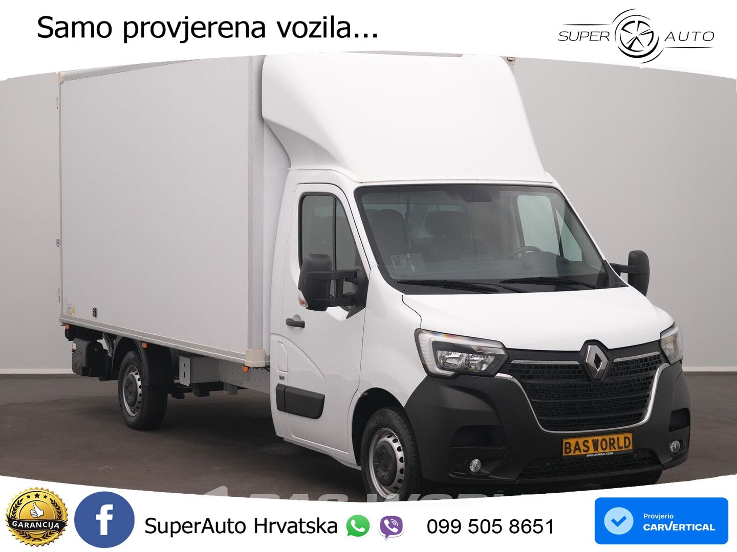 Renault Master 145PK Laadklep Bakwagen AC/Climate Cruise 145 KS