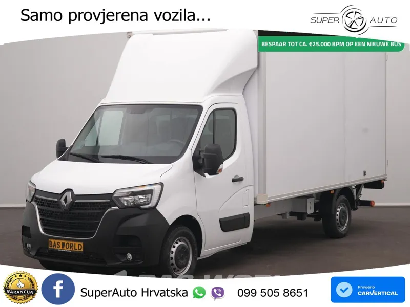 Renault Master 145PK Laadklep Bakwagen AC/Climate Cruise 145 KS