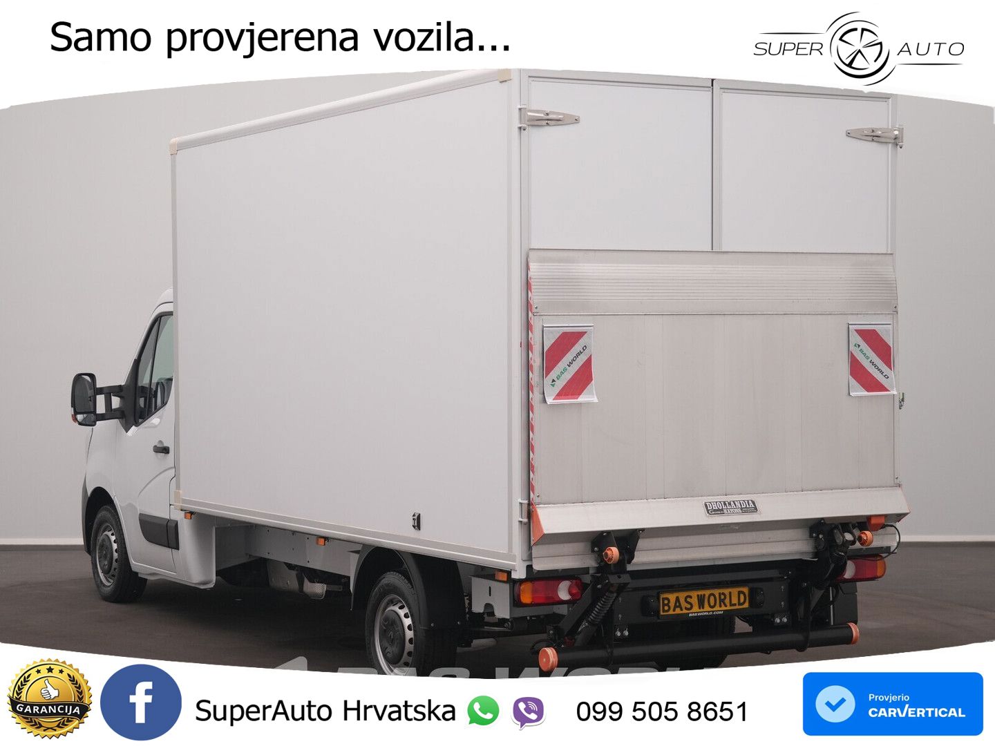 Renault Master 145PK Laadklep Bakwagen AC/Climate Cruise 145 KS