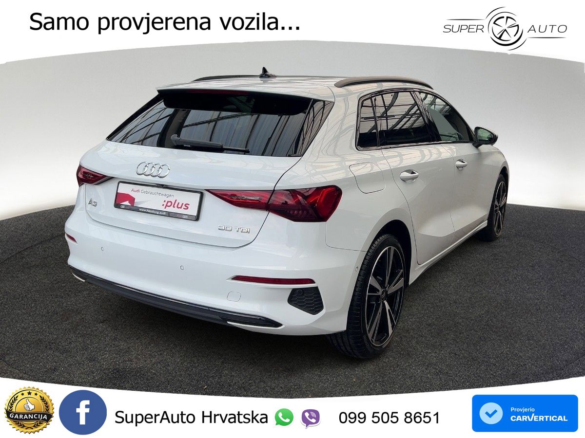 Audi A3 30 TDI (116 KS) S tronic S line LED+GR SJED+ACC