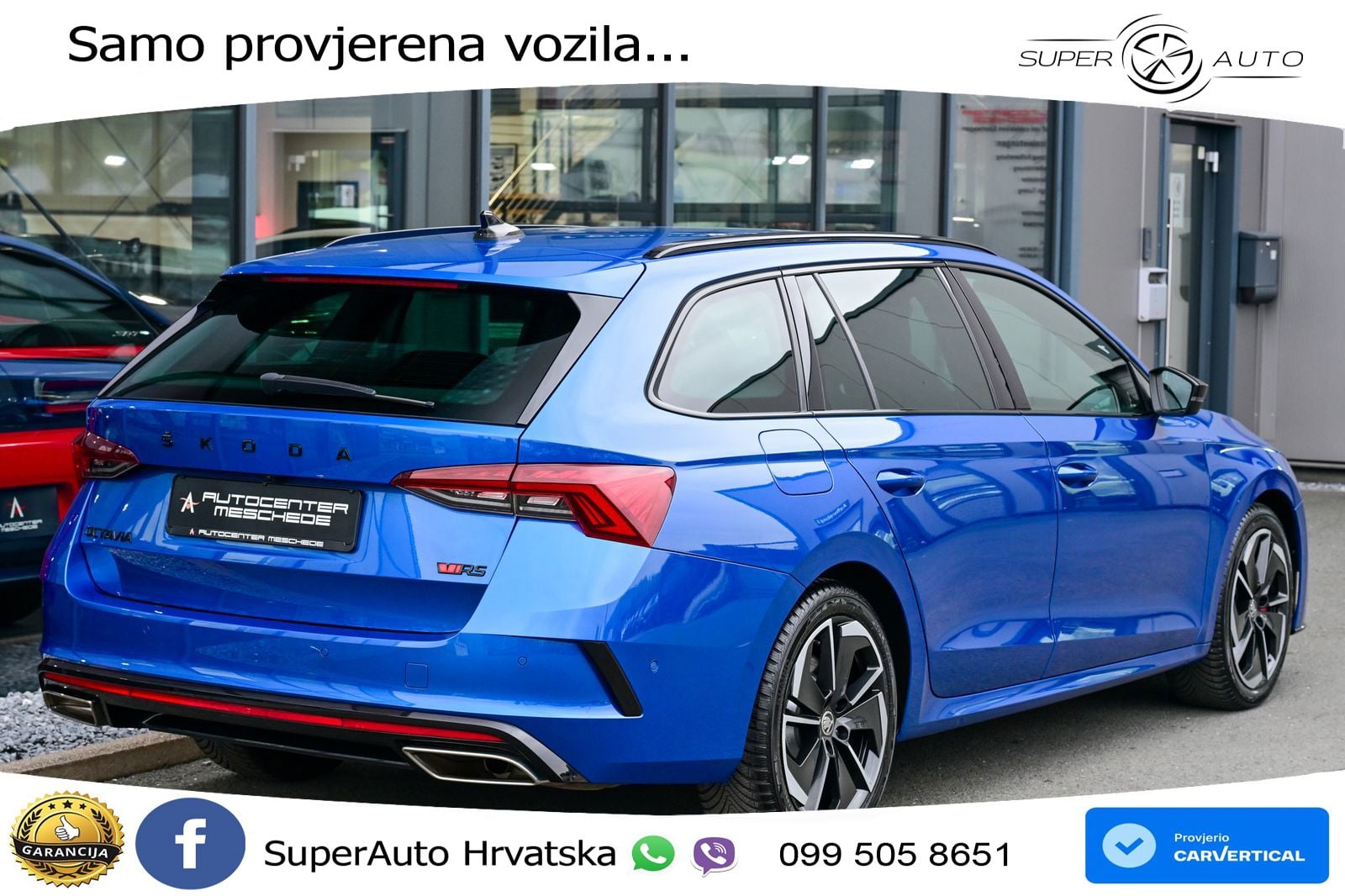 Škoda Octavia Combi RS 2.0 TSI (245 KS) DSG LED+GR SJED+ACC
