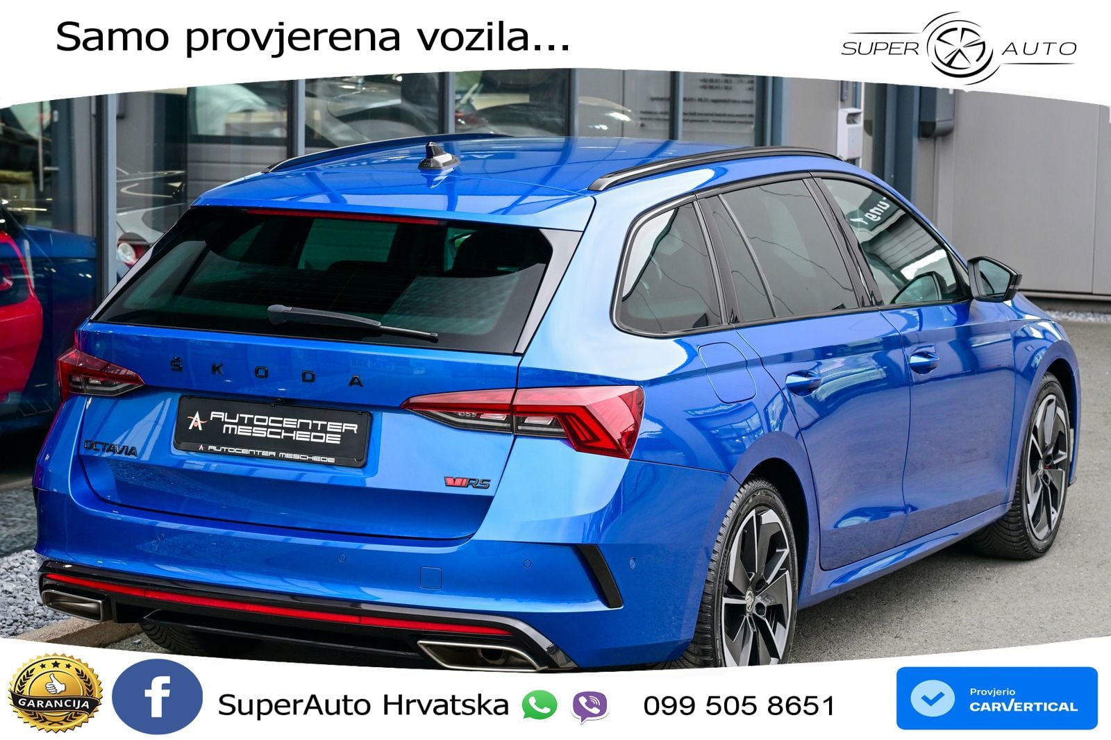 Škoda Octavia Combi RS 2.0 TSI (245 KS) DSG LED+GR SJED+ACC
