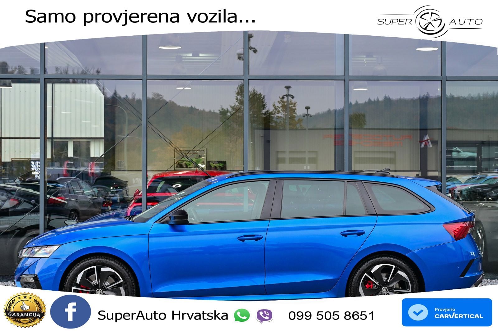 Škoda Octavia Combi RS 2.0 TSI (245 KS) DSG LED+GR SJED+ACC